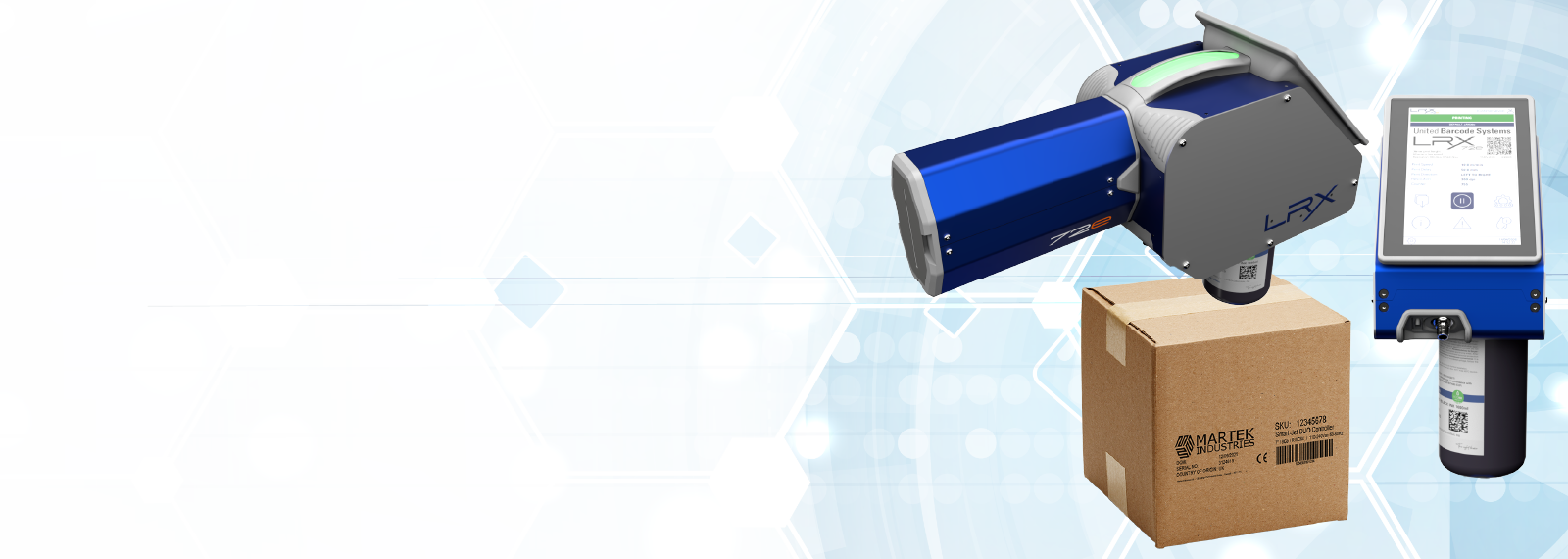United Barcode Systems Aplink LRX inkjet printer